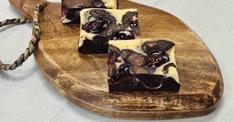 Explore our <strong>Red Cherry Cheesecake Brownie Recipe </strong>